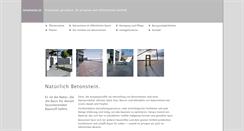 Desktop Screenshot of betonsteine.de
