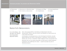 Tablet Screenshot of betonsteine.de